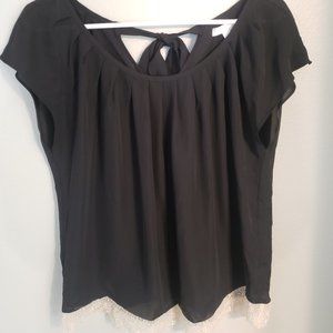 Lauren Conrad Shear Lace Top